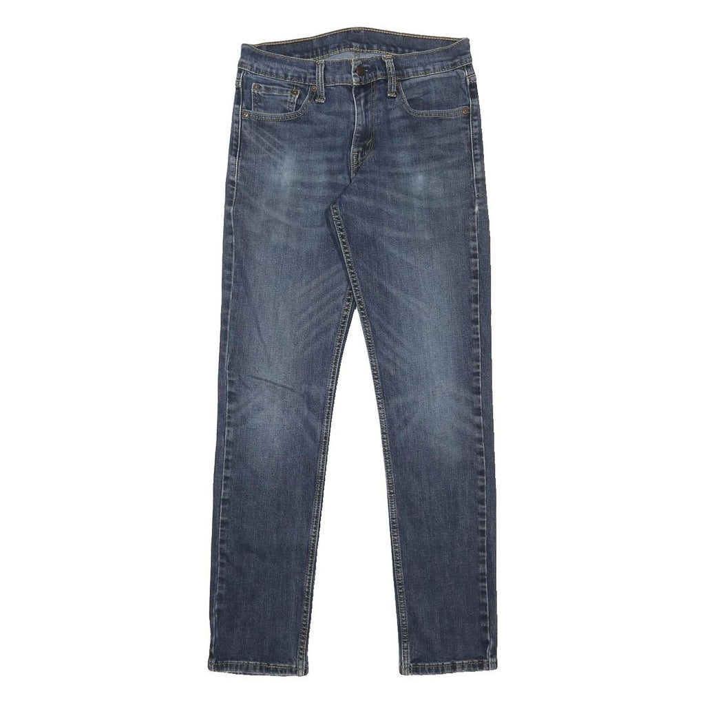 LEVI'S 511 Mens Slim Denim Medium Blue Jeans W29 L32 Stretch Cotton Blend Zip