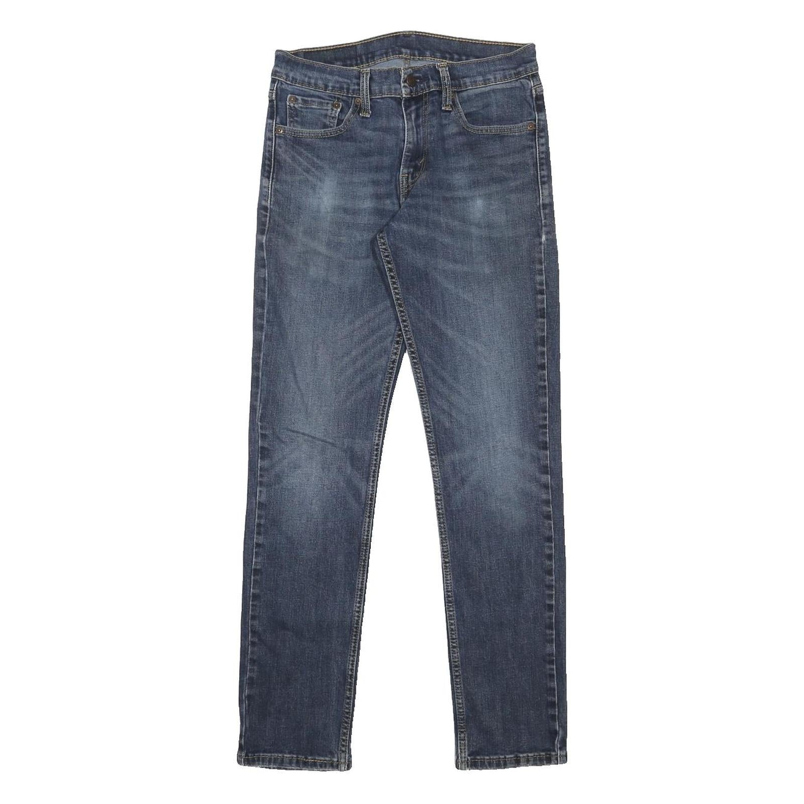 LEVI'S 511 Mens Slim Denim Medium Blue Jeans W29 L32 Stretch Cotton Blend Zip