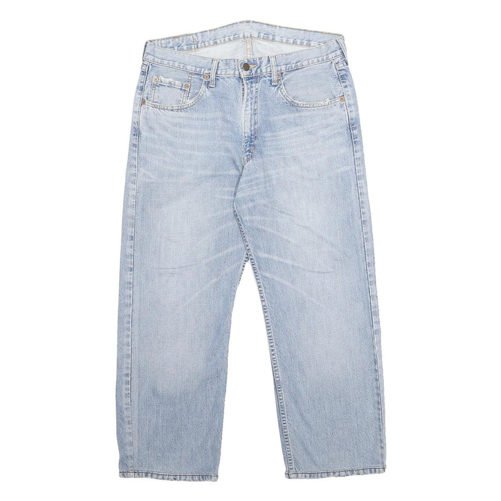 LEVI'S Mens Jeans Blue Regular Straight Denim Light W34 L25 509 Zip Cotton