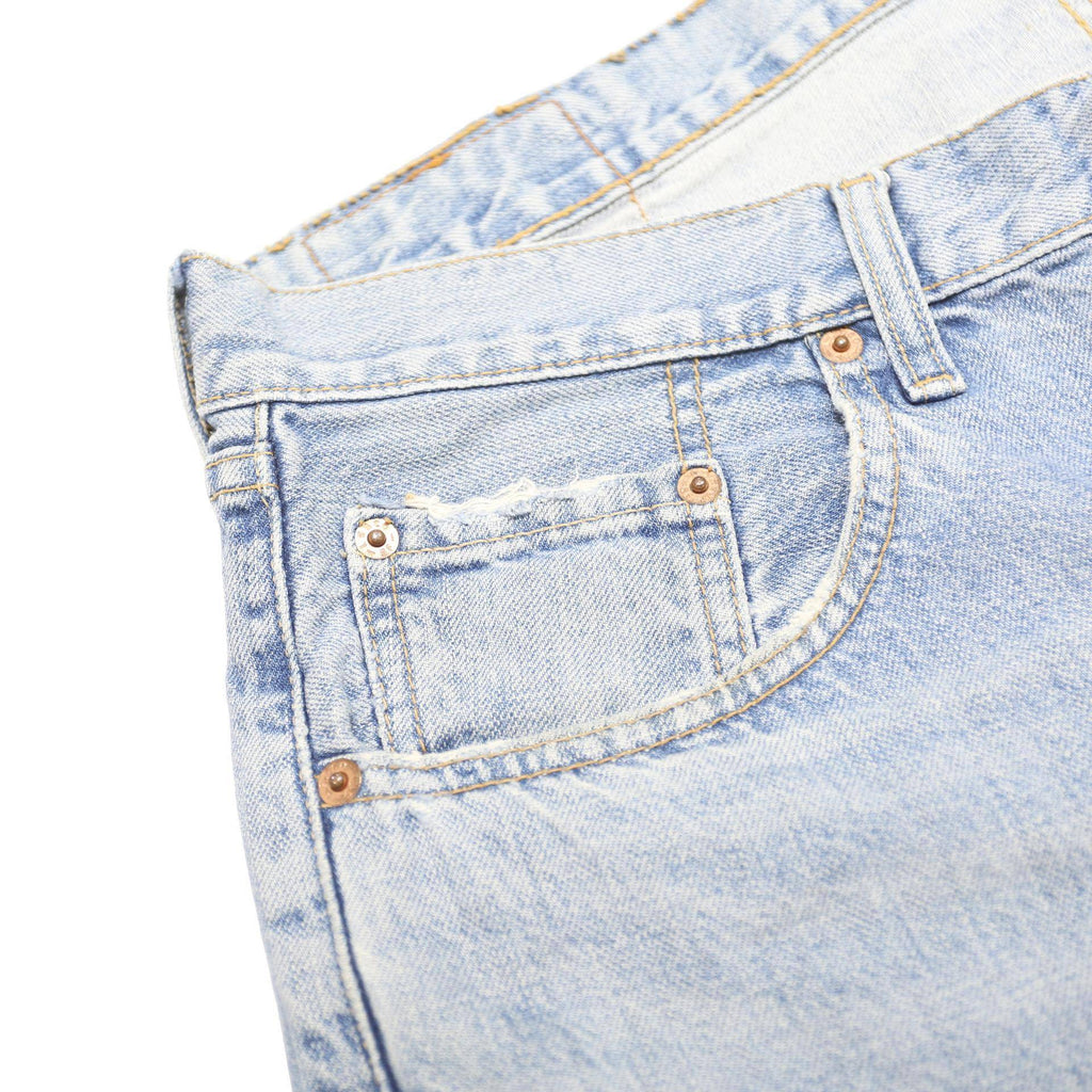 LEVI'S Mens Jeans Blue Regular Straight Denim Light W34 L25 509 Zip Cotton