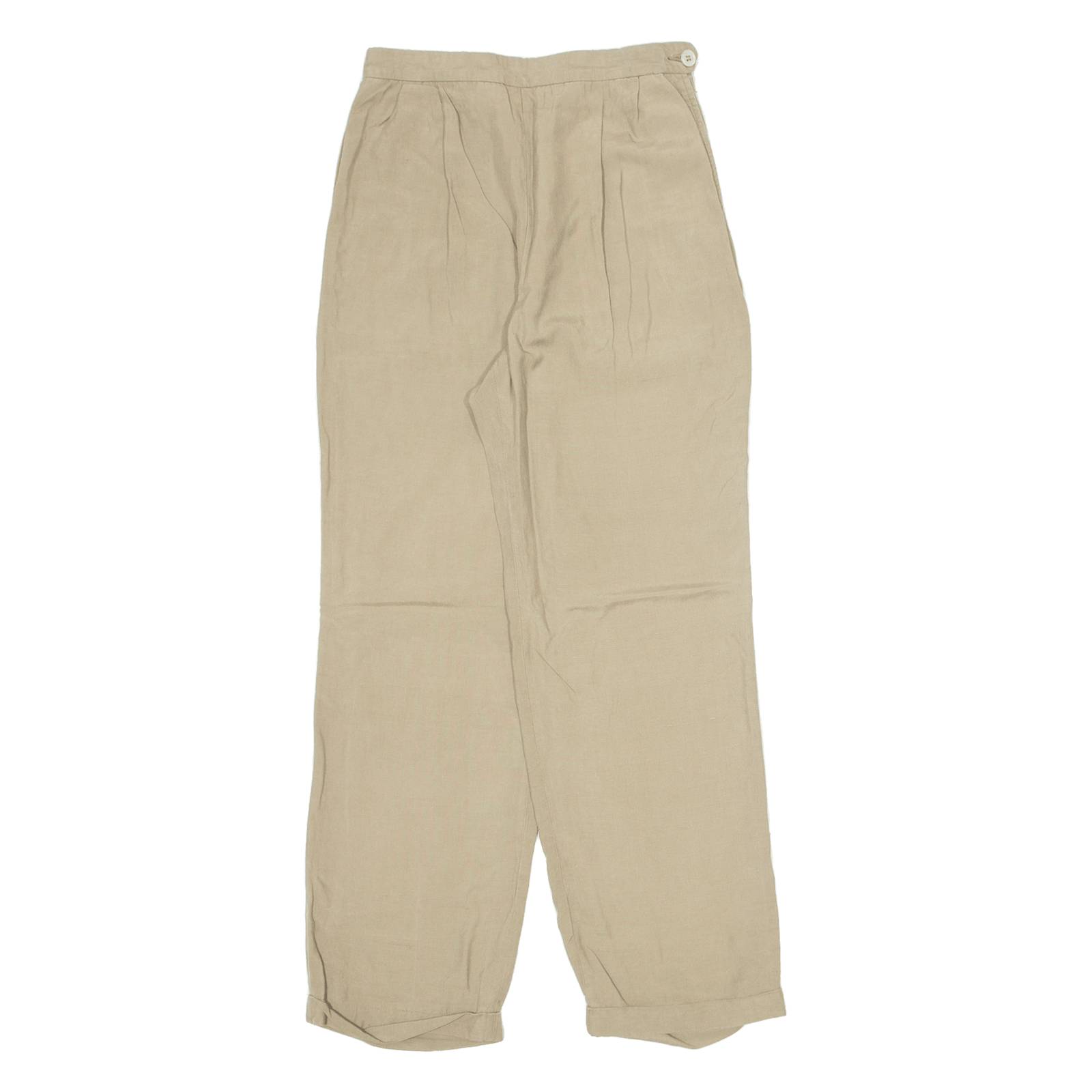 Womens Trousers Brown Regular Straight W26 L27