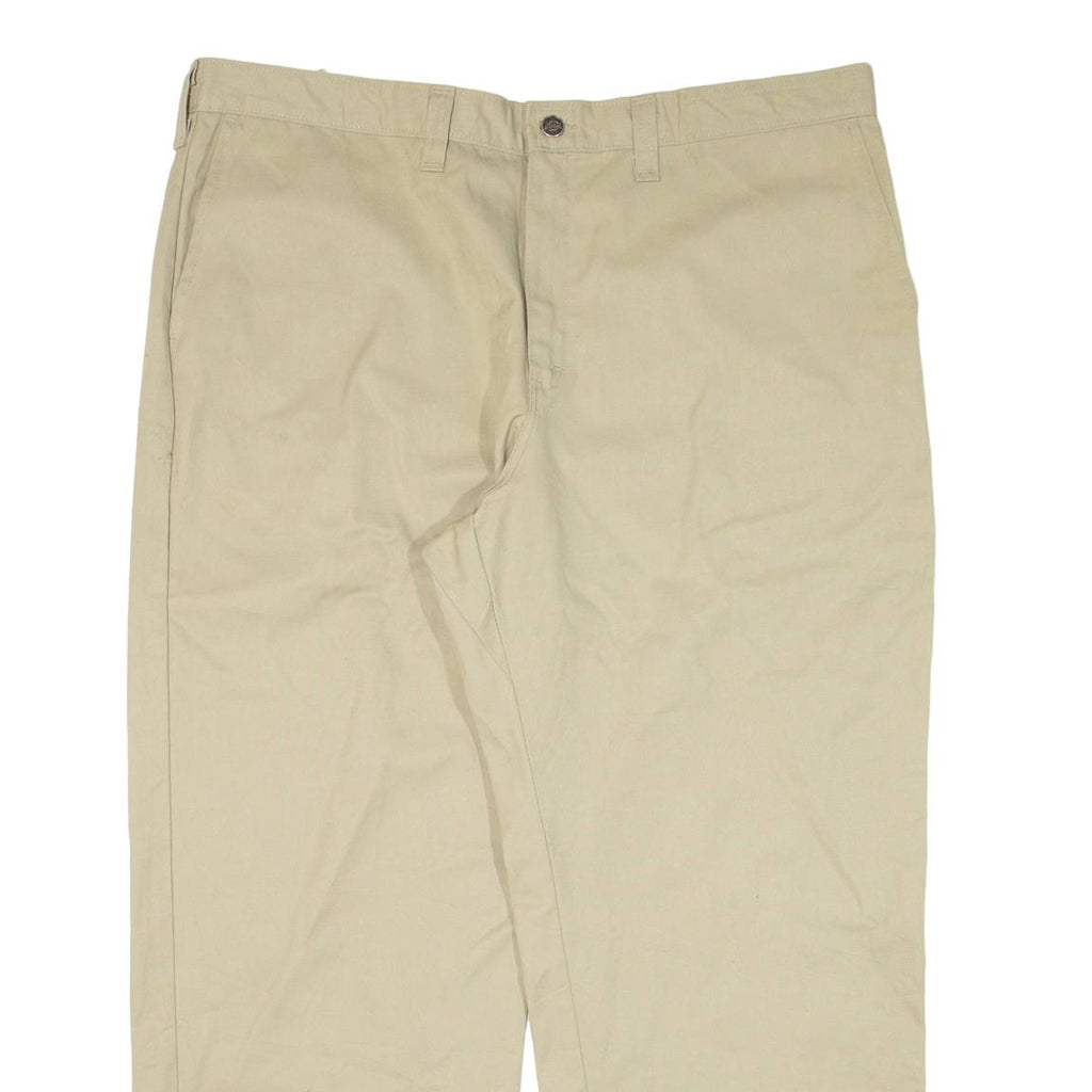 DICKIES Workwear Mens Trousers Beige Regular Straight W40 L27