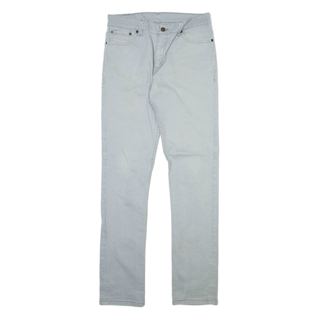 LEVI'S 510 Mens Trousers Grey Slim Tapered W32 L32