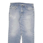 CARHARTT Mens Relaxed Blue Denim Light Wash W40 L33 Casual Cotton Zip Jeans
