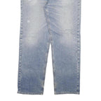 CARHARTT Mens Relaxed Blue Denim Light Wash W40 L33 Casual Cotton Zip Jeans