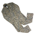 COMMANDER Mens Beige Brown Cotton Blend Dungarees L W40 L28 Camouflage Relaxed