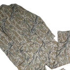 COMMANDER Mens Beige Brown Cotton Blend Dungarees L W40 L28 Camouflage Relaxed