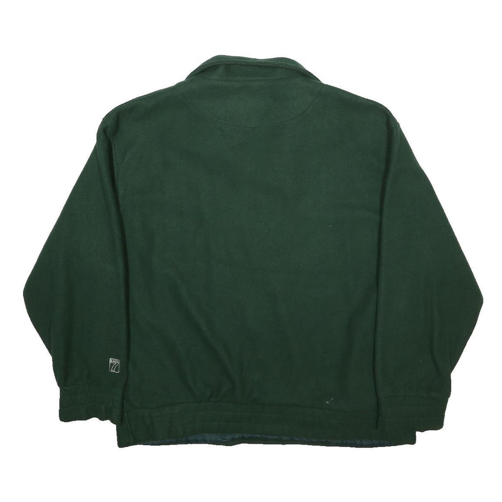 LOGO 7 Mens Green NFL Packers Pullover Patterned Crew Neck Polyester Jumper L