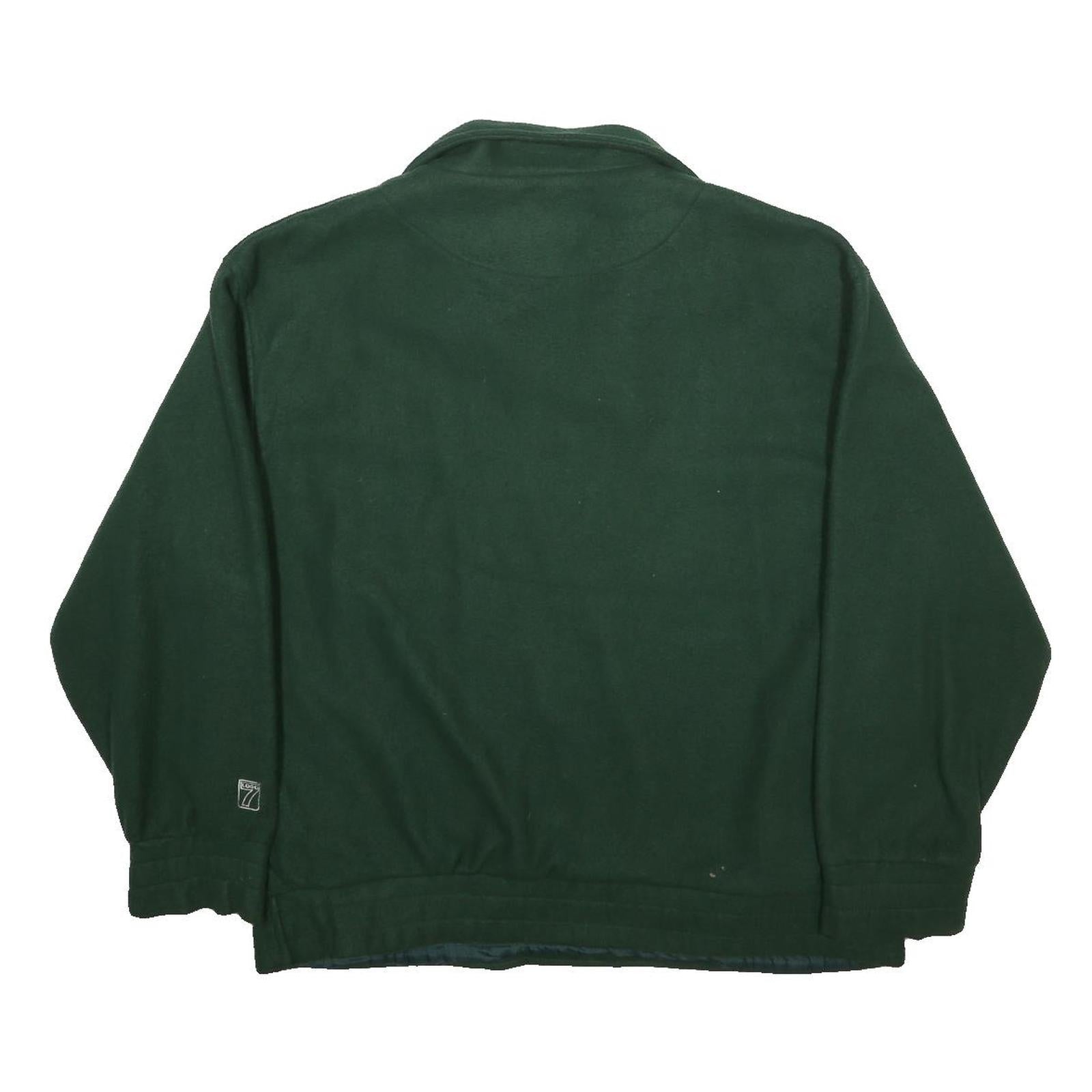 LOGO 7 Mens Green NFL Packers Pullover Patterned Crew Neck Polyester Jumper L