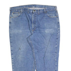 CARHARTT Mens Jeans Blue Relaxed Straight Denim Medium W46 L30 Workwear Durable