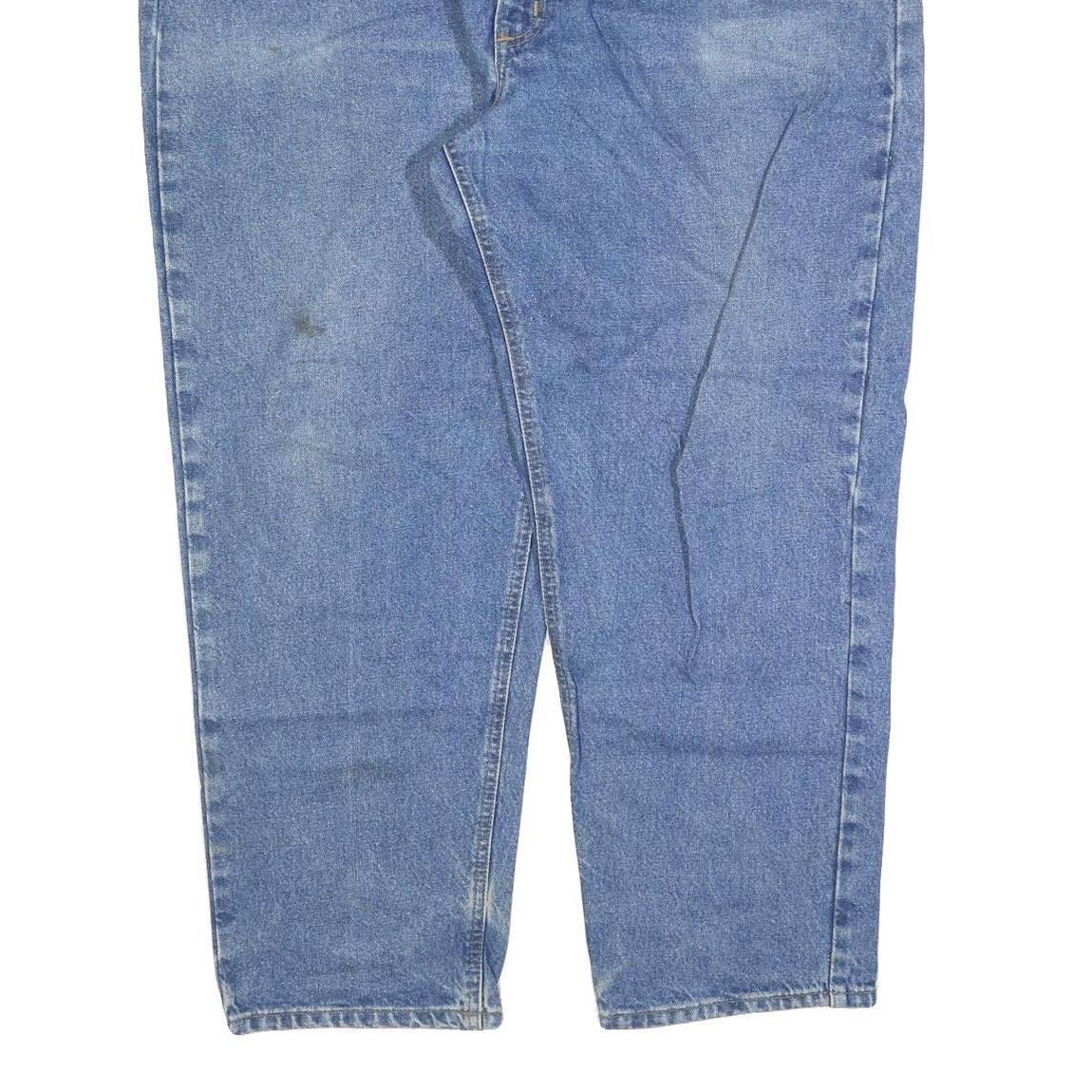 CARHARTT Mens Jeans Blue Relaxed Straight Denim Medium W46 L30 Workwear Durable