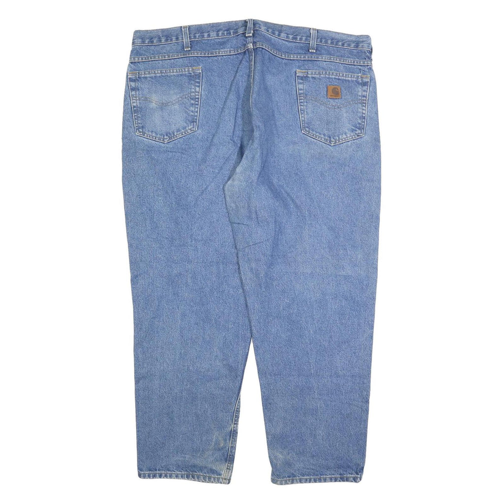 CARHARTT Mens Jeans Blue Relaxed Straight Denim Medium W46 L30 Workwear Durable