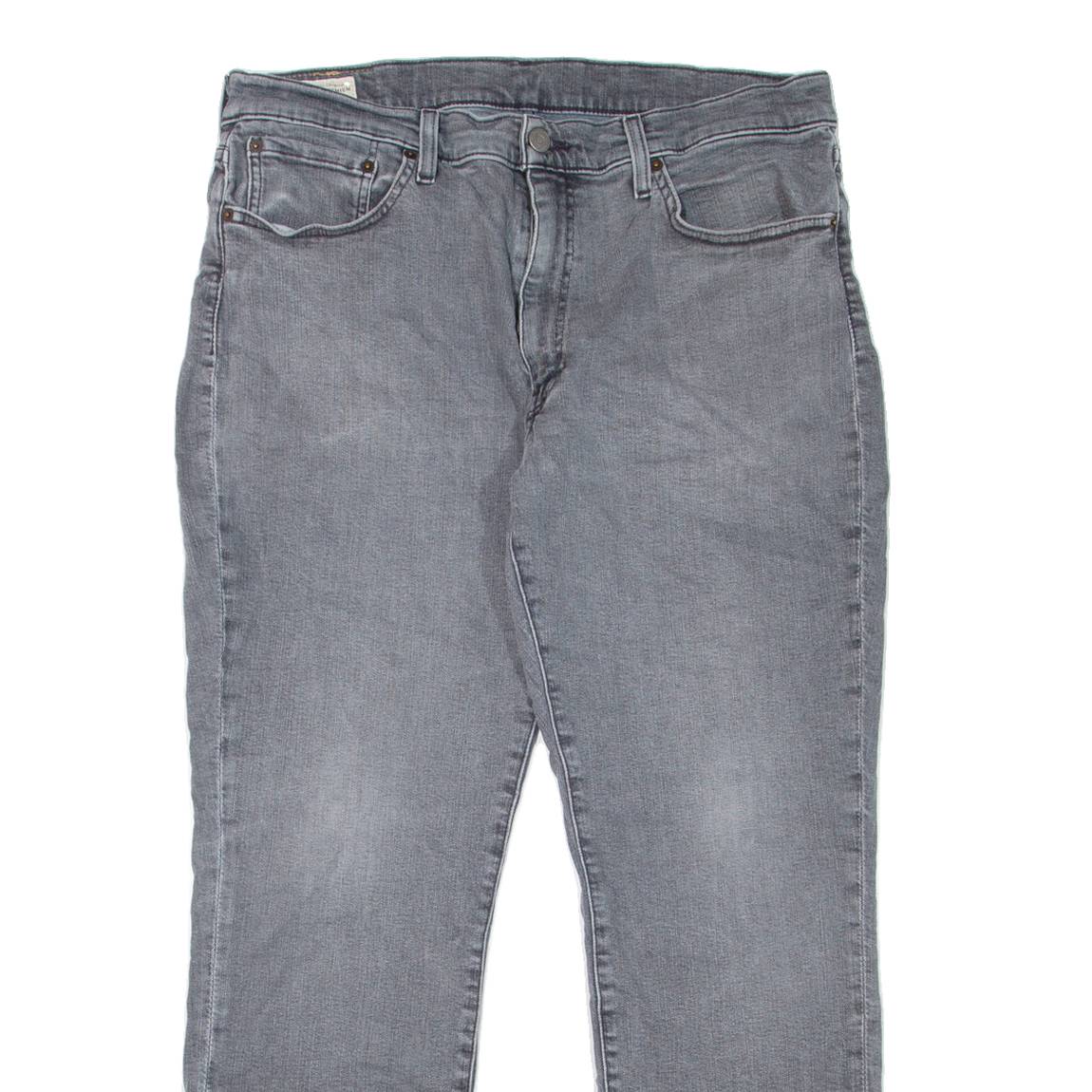 LEVI'S 511 BIG E Jeans Mens Grey Slim Straight Stonewash W36 L30