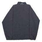 PUMA Mens Black Zip Jacket XL Polyester Plain Athletic Sports Casual Lightweight