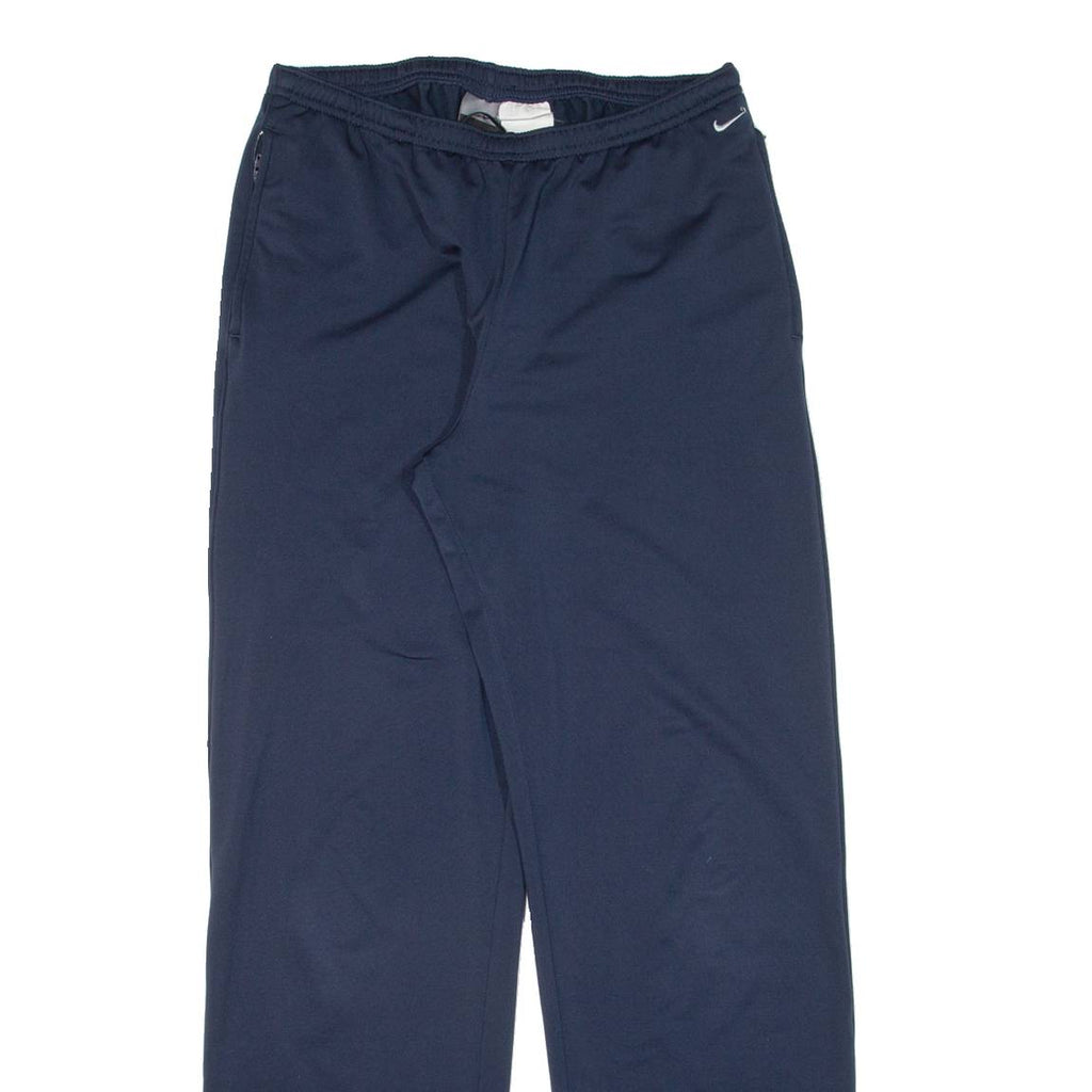 NIKE Womens Track Pants Blue Straight M W28 L30