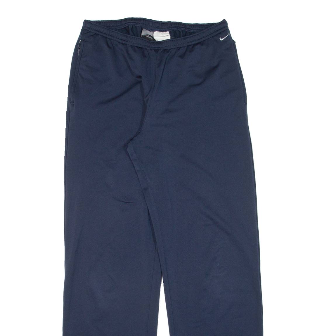 NIKE Womens Track Pants Blue Straight M W28 L30
