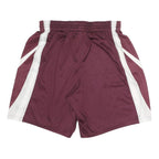 NIKE Mens Shorts Maroon & White Casual M W27 Sportswear Polyester Athletic