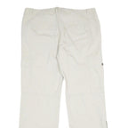 OLD NAVY Womens Cotton Beige Relaxed Straight Trousers W40 L34 Casual Zip Cargo