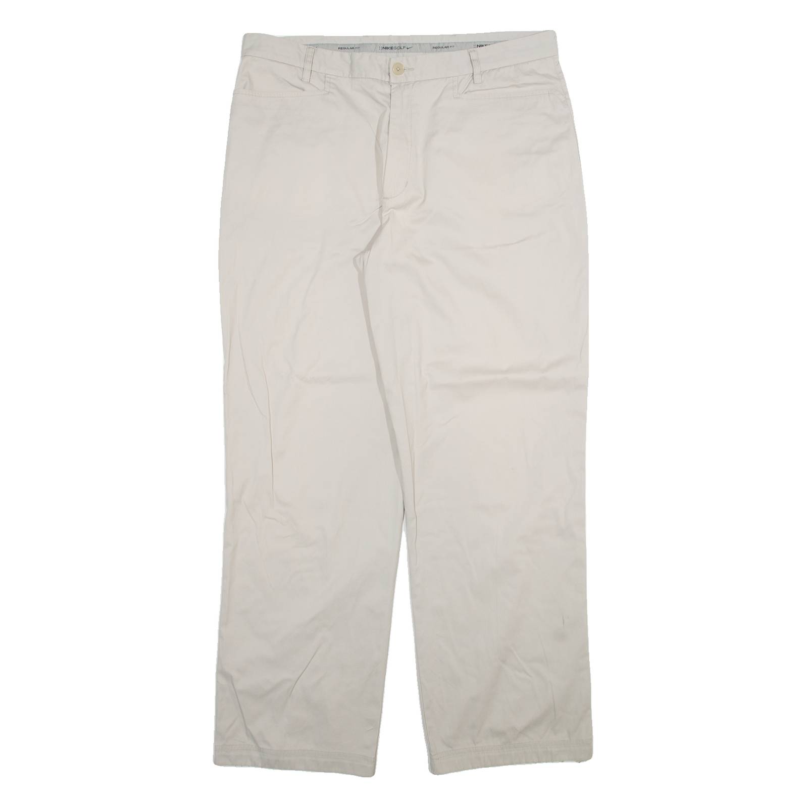 NIKE Mens Trousers Grey Regular Straight W36 L32