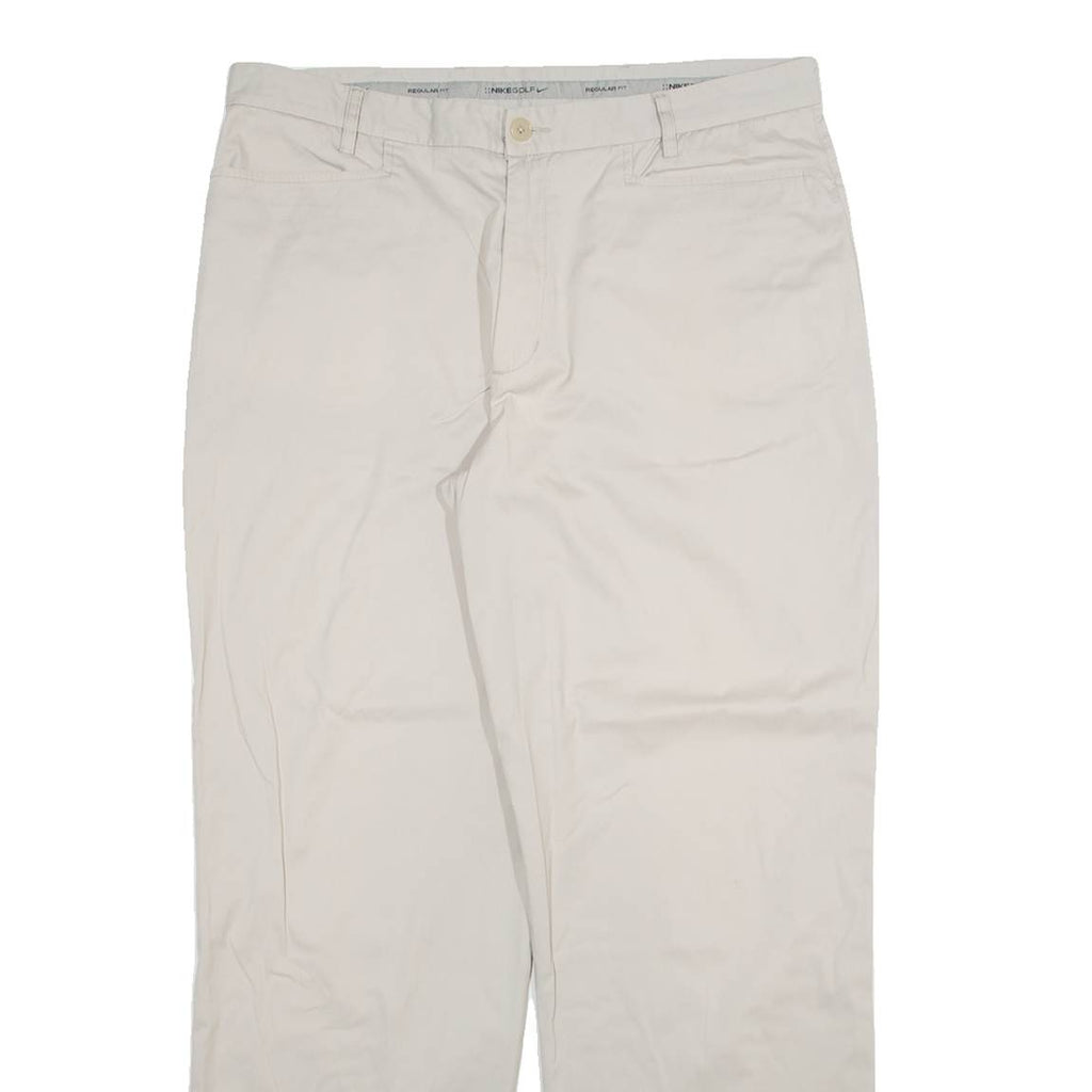 NIKE Mens Trousers Grey Regular Straight W36 L32