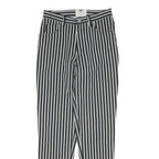 ARMANI JEANS Womens Black & White Classic Straight Trousers W27 L30 Stylish