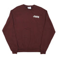 CHAMPION Mens Maroon Sanzo Crew Neck M Cotton Blend Casual Sweatshirt