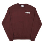 CHAMPION Mens Maroon Sanzo Crew Neck M Cotton Blend Casual Sweatshirt