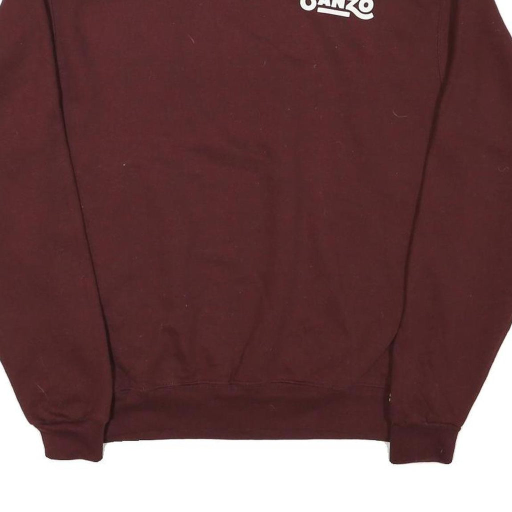 CHAMPION Mens Maroon Sanzo Crew Neck M Cotton Blend Casual Sweatshirt