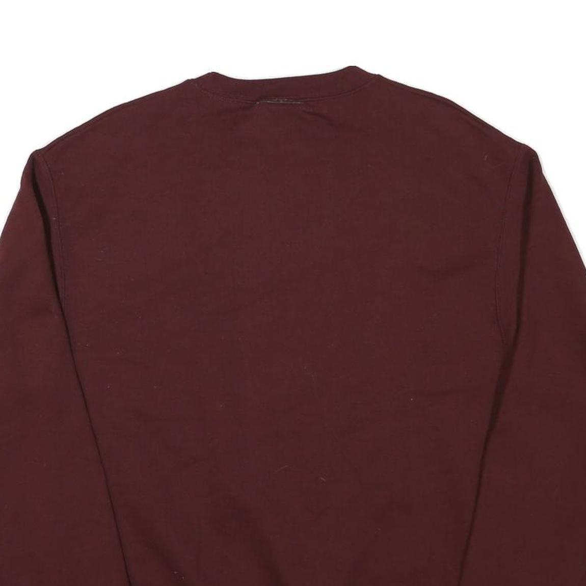 CHAMPION Mens Maroon Sanzo Crew Neck M Cotton Blend Casual Sweatshirt