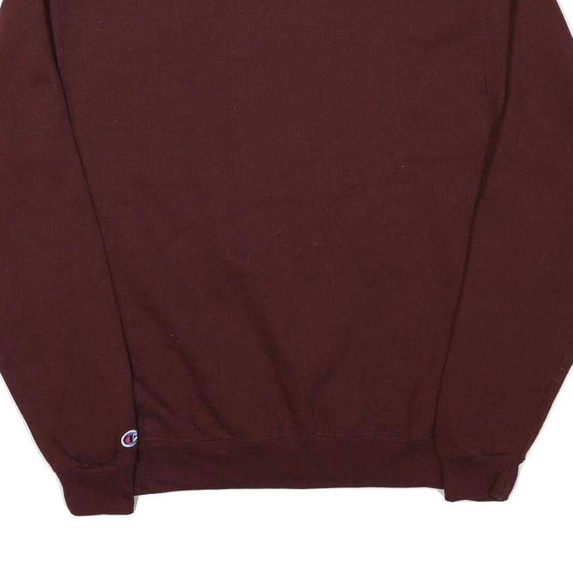 CHAMPION Mens Maroon Sanzo Crew Neck M Cotton Blend Casual Sweatshirt