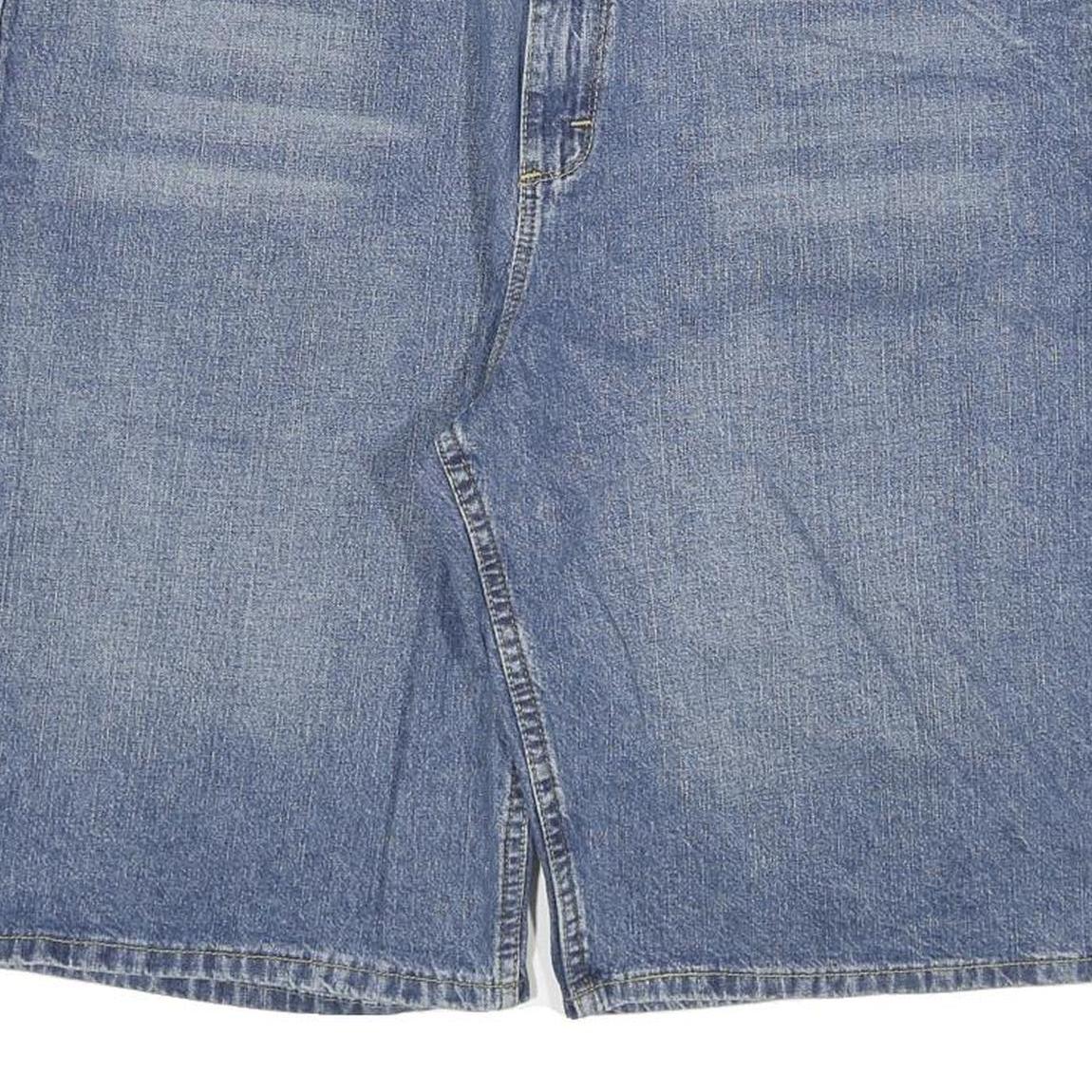 NJC Mens Denim Blue Casual Shorts 3XL W38 Cotton Blend Relaxed Fit