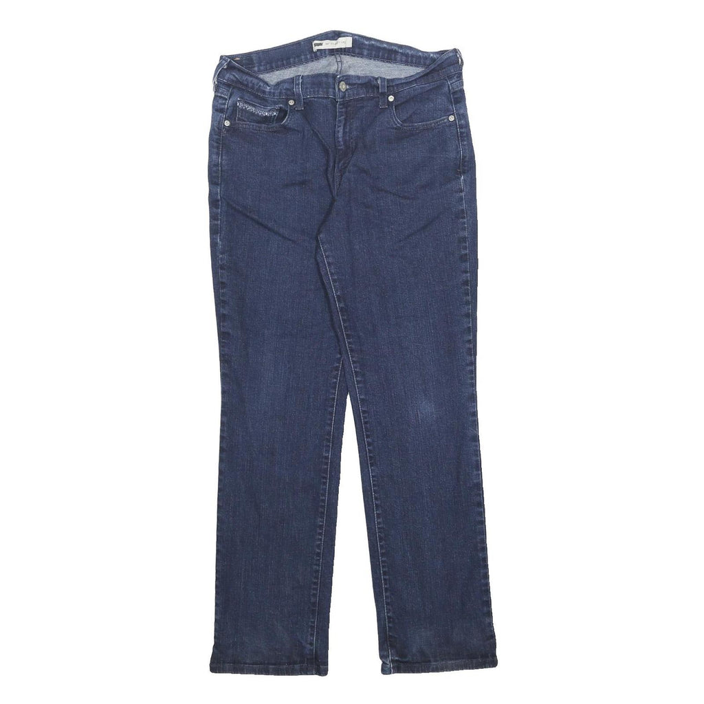 LEVI'S 505 Womens Jeans Blue Regular Straight Denim Medium W31 L32 Classic Fit