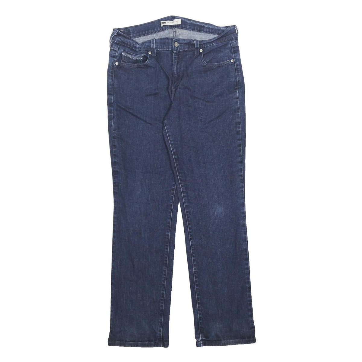 LEVI'S 505 Womens Jeans Blue Regular Straight Denim Medium W31 L32 Classic Fit