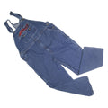 DICKIES Mens Blue Denim Dungarees Relaxed Cotton Blend L W44 L30 Workwear