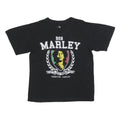 ZION Mens Black Bob Marley Graphic T-Shirt M Short Sleeve Crew Neck Cotton Blend