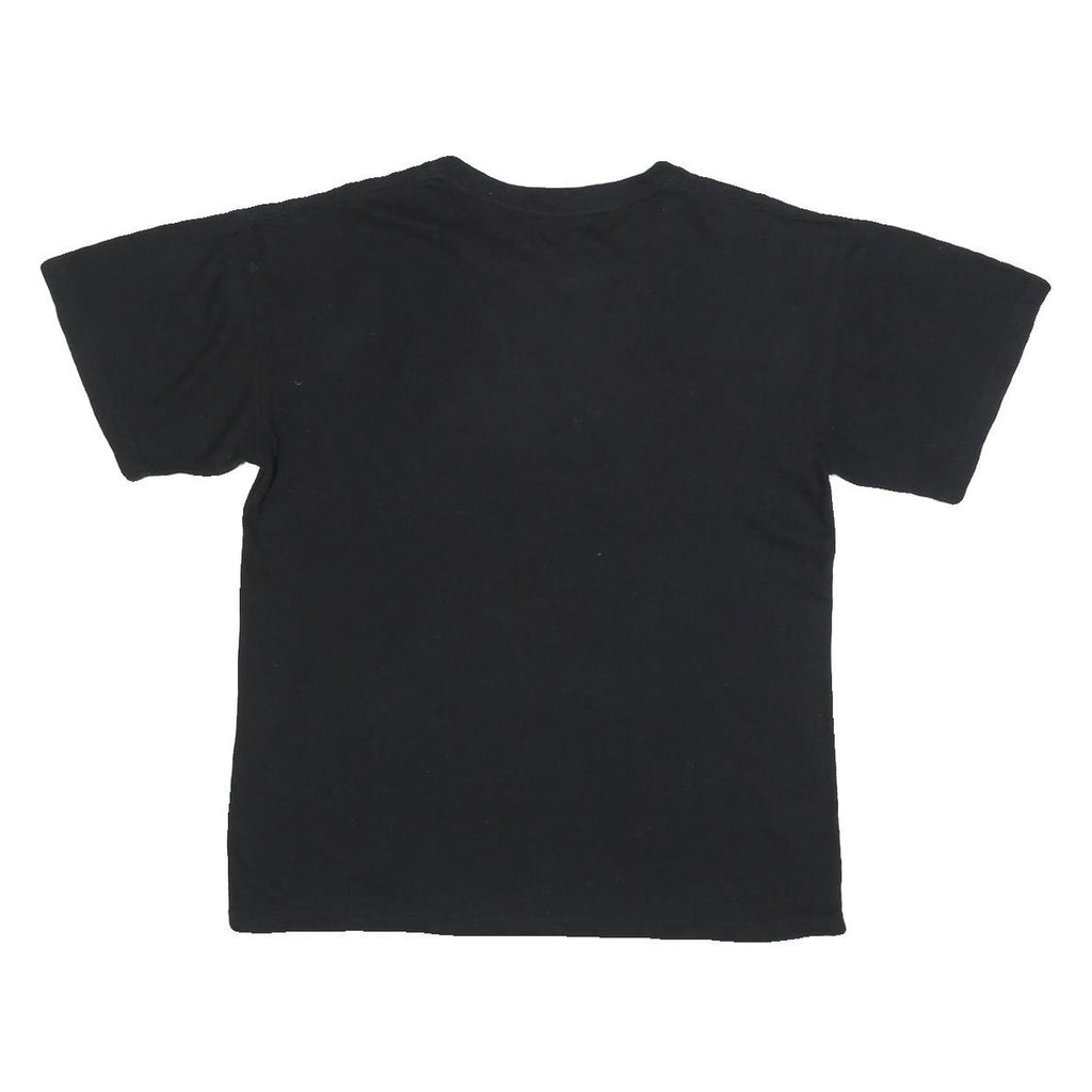 ZION Mens Black Bob Marley Graphic T-Shirt M Short Sleeve Crew Neck Cotton Blend