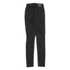 LEVI'S 721 Womens Jeans Black Slim Skinny Denim W24 L30 Distressed Ripped