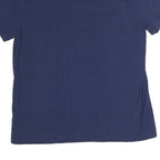 CHAMPION Mens Navy Blue Cotton T-Shirt L Short Sleeve Crew Neck Classic Logo