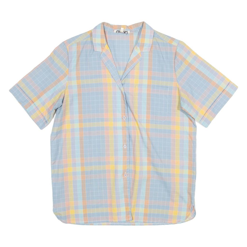 POOLE Womens Shirt Blue Gingham S