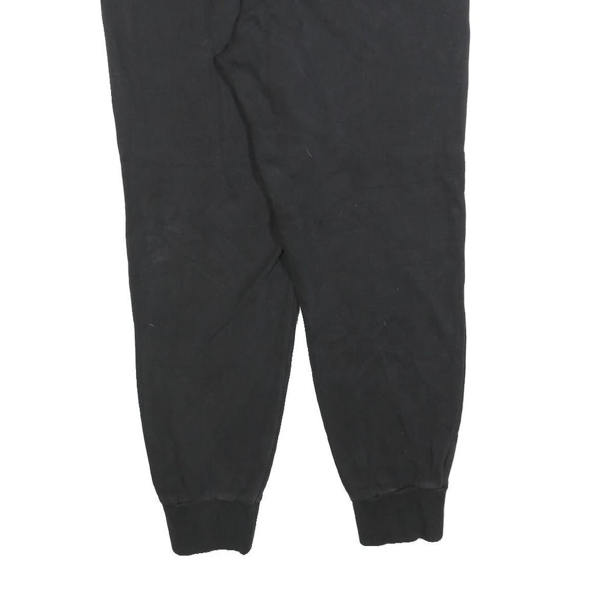 PUMA Womens Joggers Black Slim Tapered L W32 L27 Cotton Blend Casual Sportswear