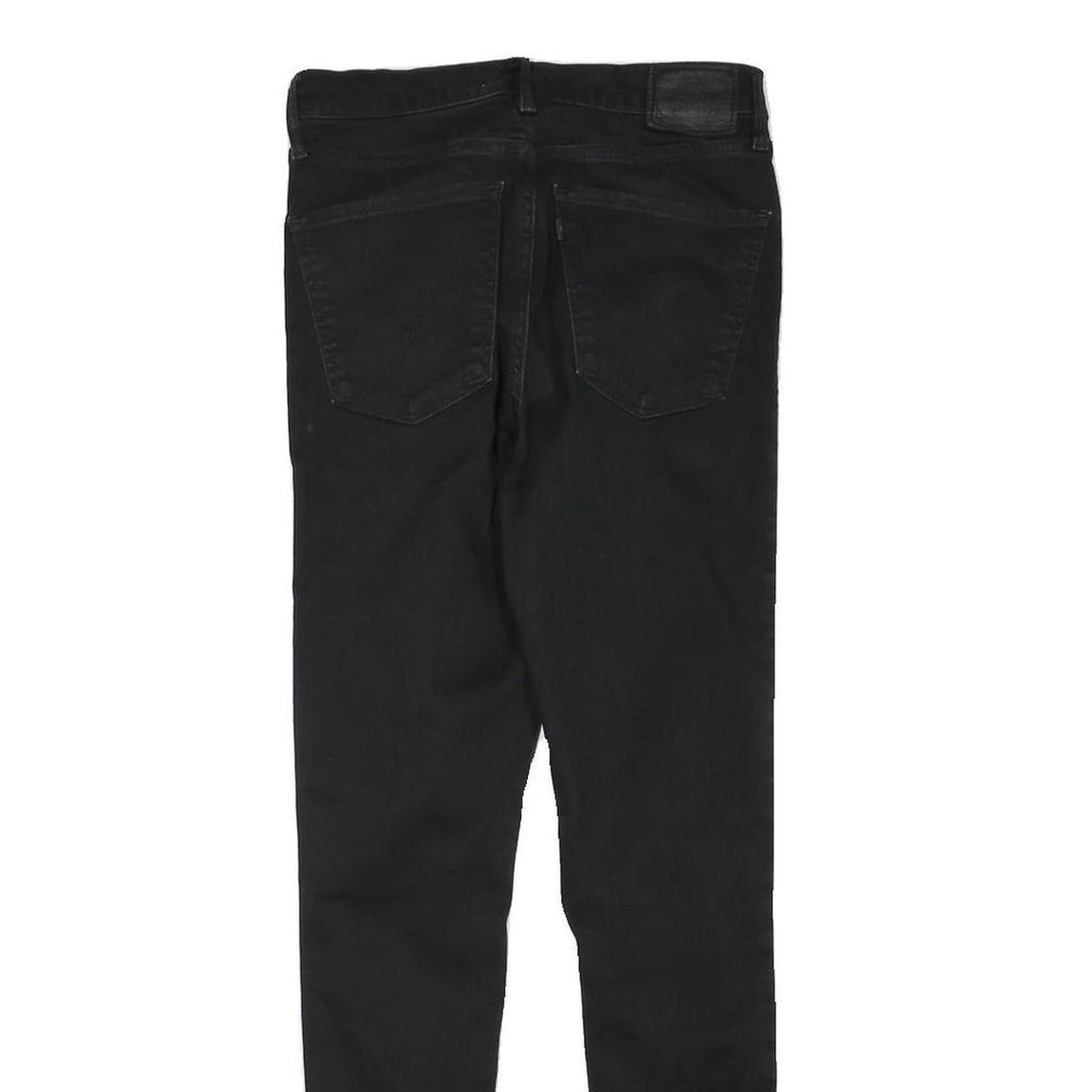 LEVI'S Womens Slim Black Denim Slim Skinny Jeans Cotton Blend W27 L28
