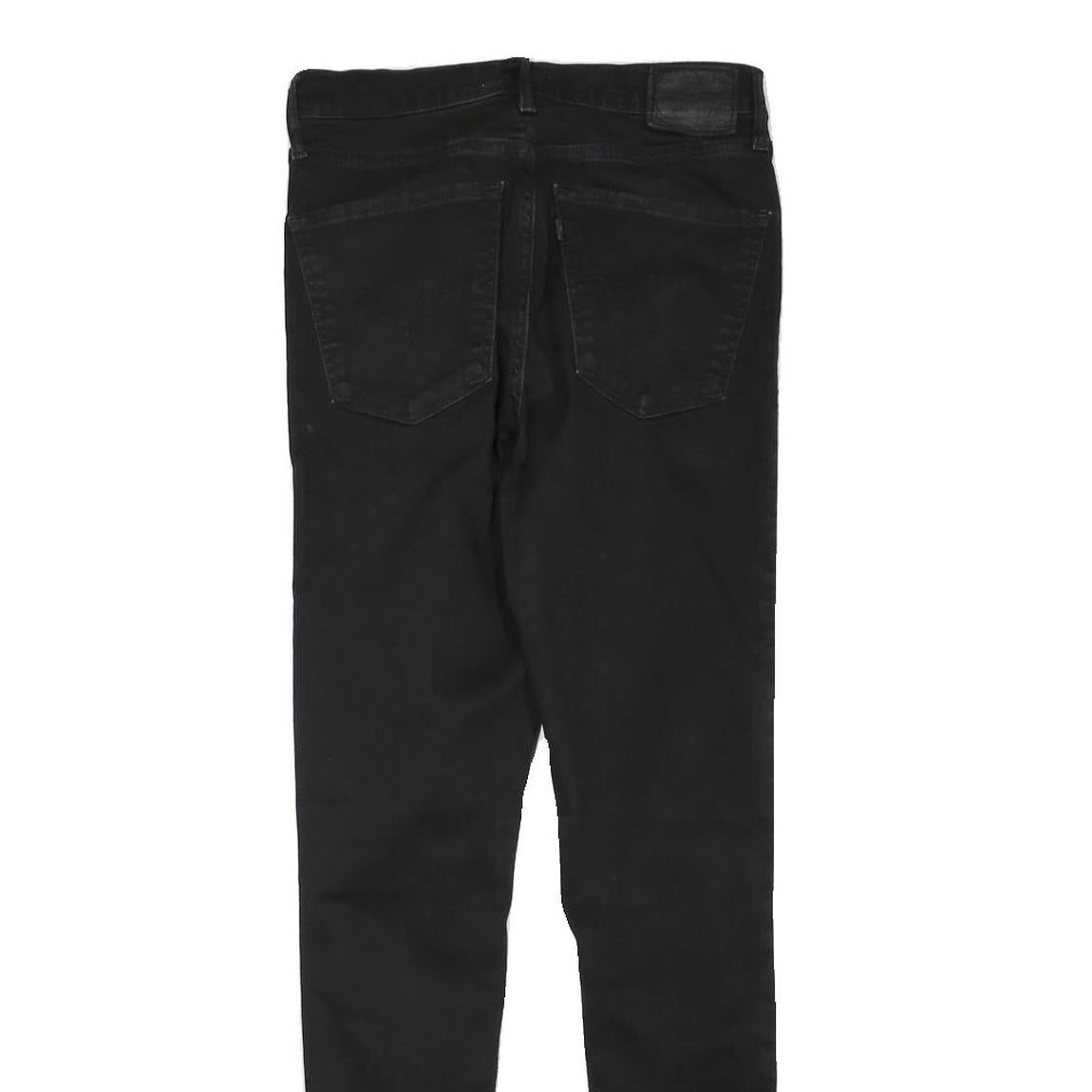 LEVI'S Womens Slim Black Denim Slim Skinny Jeans Cotton Blend W27 L28