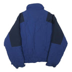 FIELD & STREAM Mens Blue & Navy Zip Up Quilted Jacket XL Polyester Blend Outdoor