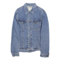LEE Mens Blue Denim Jacket M Cotton Blend Button Closure Classic Fit Casual