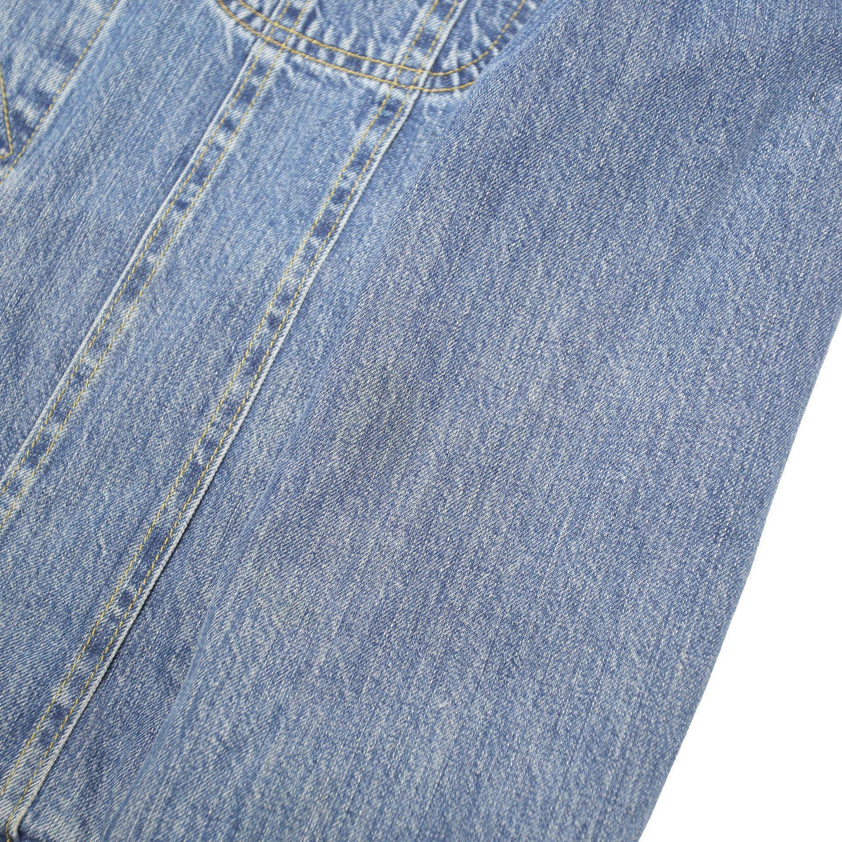LEE Mens Blue Denim Jacket M Cotton Blend Button Closure Classic Fit Casual