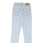 LEVI'S Womens Jeans Light Blue Regular Skinny Denim W27 L30 Classic Fit Zip