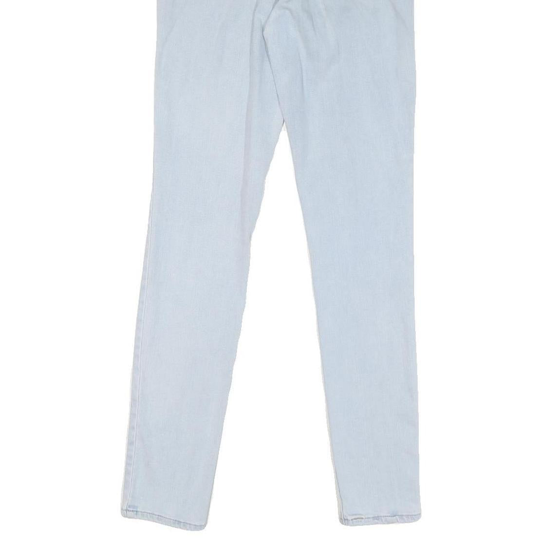 LEVI'S Womens Jeans Light Blue Regular Skinny Denim W27 L30 Classic Fit Zip