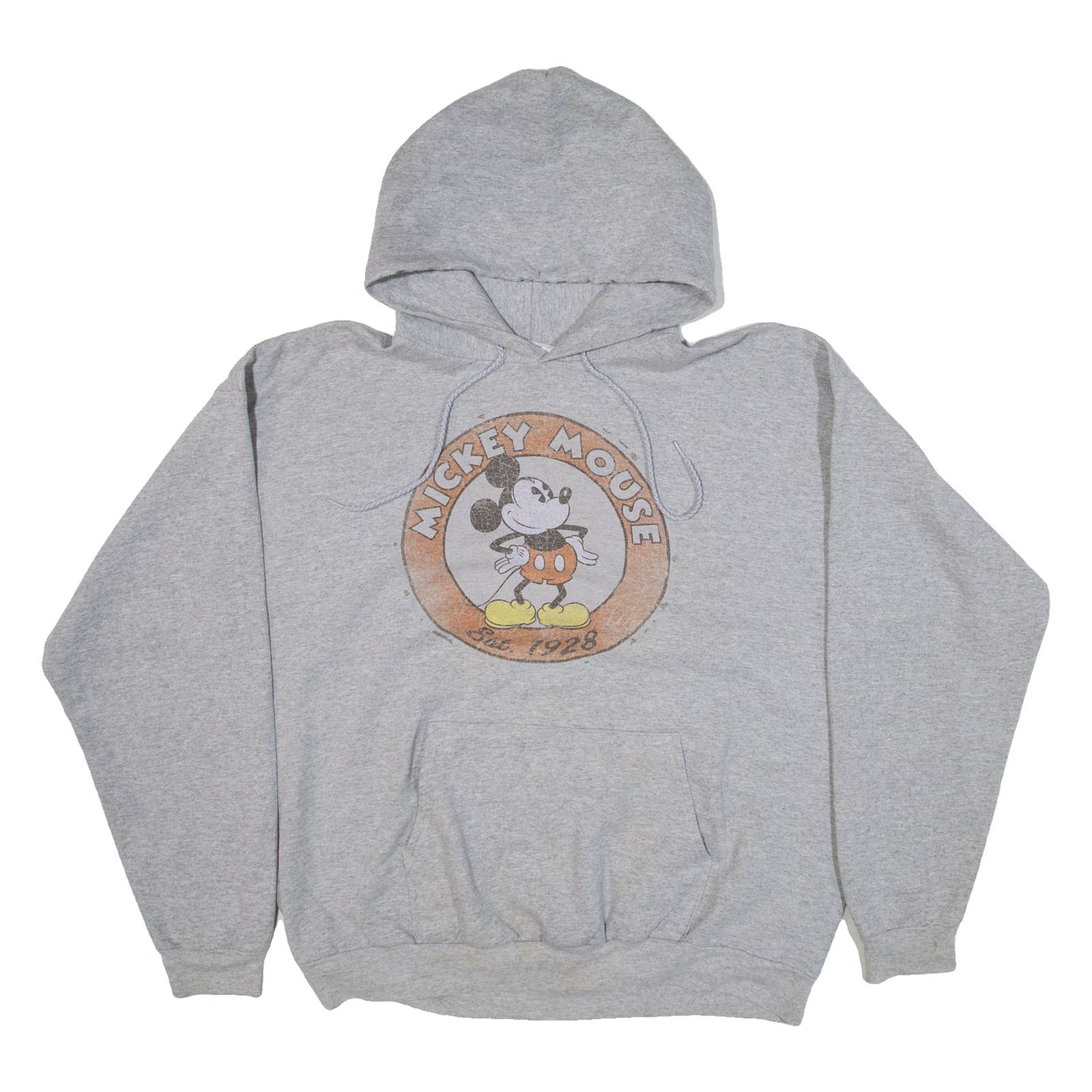 DISNEY Mickey Mouse Womens Grey Hoodie XL