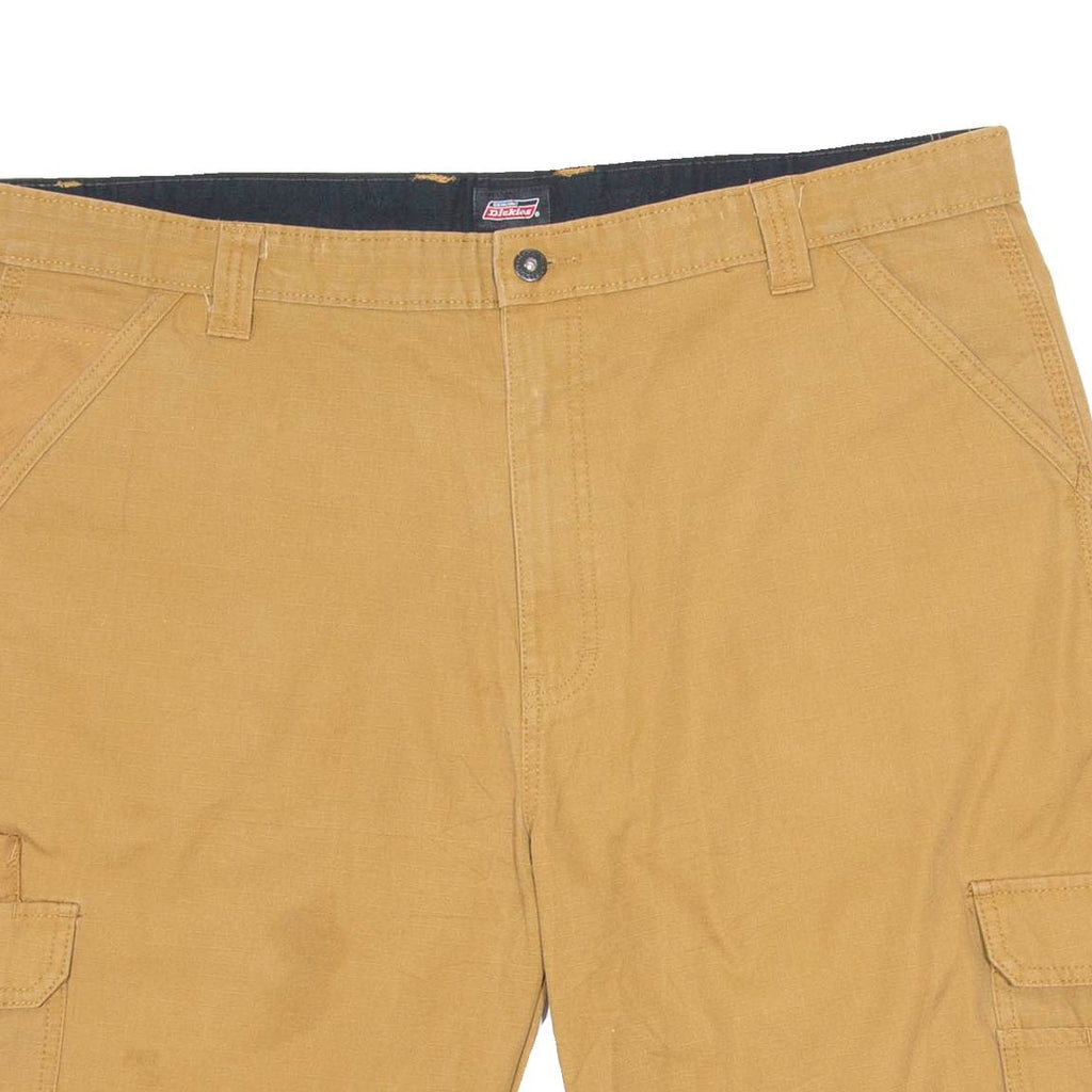 DICKIES Mens Workwear Shorts Brown Relaxed XL W40