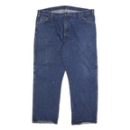 DICKIES Mens Regular Fit Blue Denim Jeans W42 L30 Classic Zip Cotton